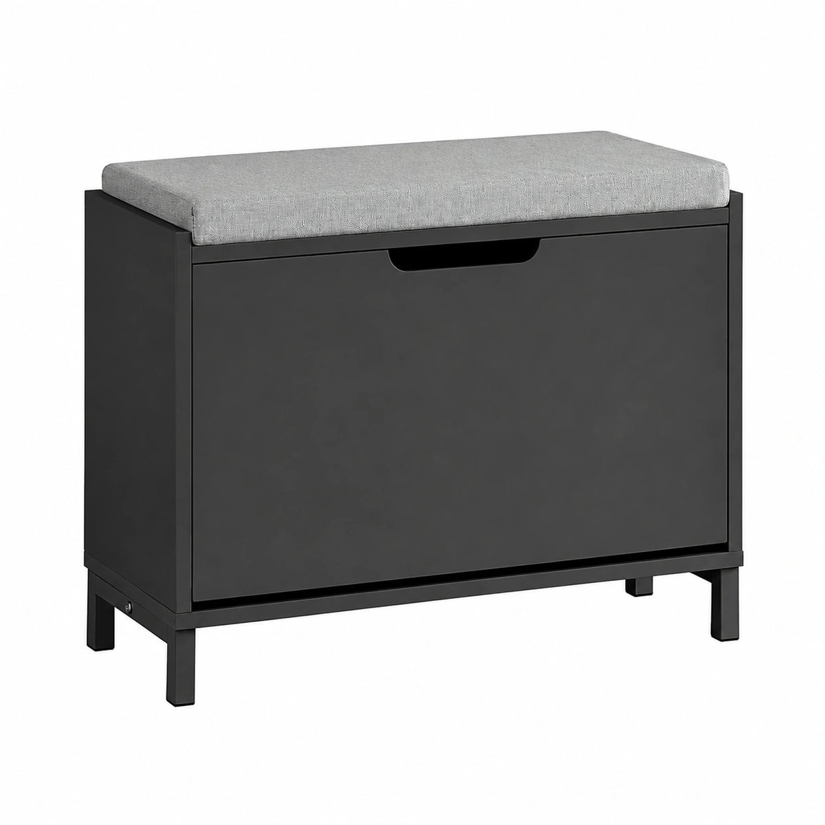 Banquette en bois helvarexo de 60 x 24 x 52 cm pour espace de vie, assise confortable et design moderne.